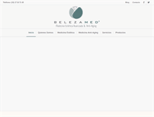 Tablet Screenshot of belezamed.com